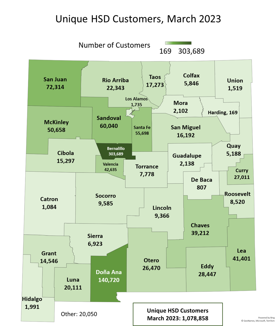 HSD-Customers-Map-2023-03 HSD Customers March 2021